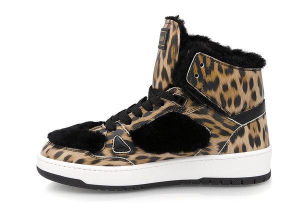 Animal print high top sneakers best sale