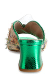 8965 Fiorangelo Sandals / Gold - Green